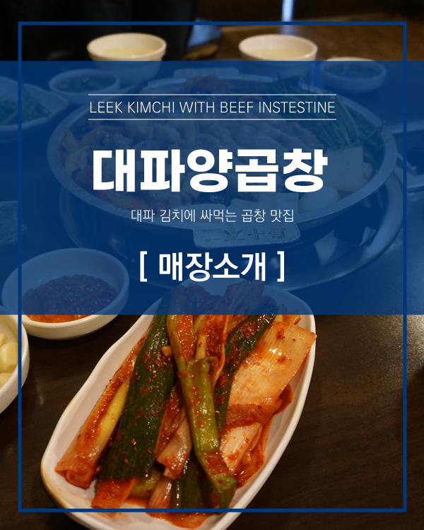 대파양곱창 매장 소개